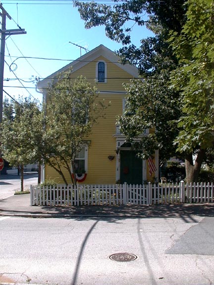 ellow house on Governor Street 