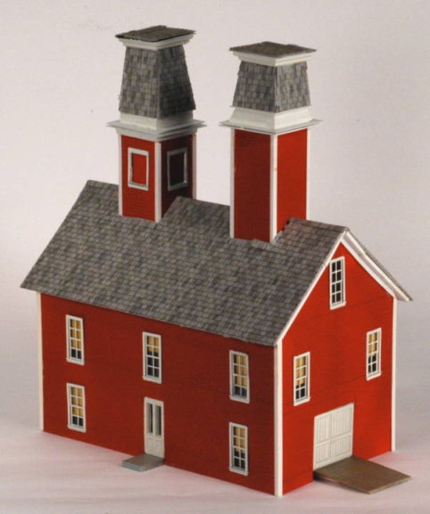 The Twin-towered Firehouse from Chester, Vermont