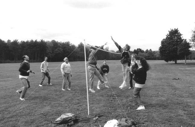 The Volleyball players