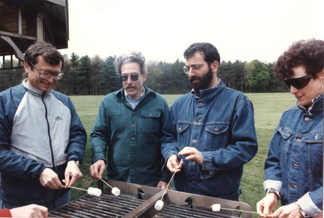 Andy van Dam, Marty Michel, Paul Kahn, and Ruth Landow