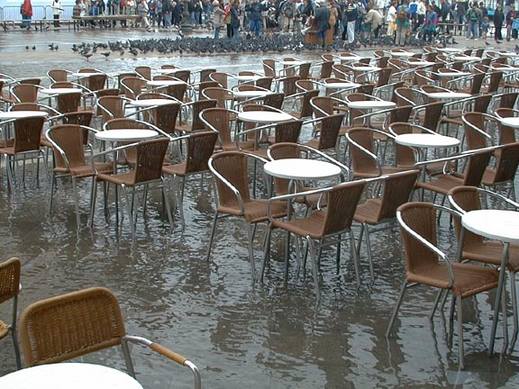 Flooded Piazza, Venice