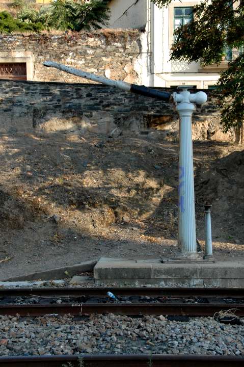 Water station from the age of steam, Pocinho, Portugal