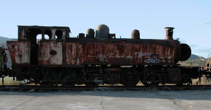 2-10-0 Compound Tank Engine set aside for preservation, Pocinho, Portugal