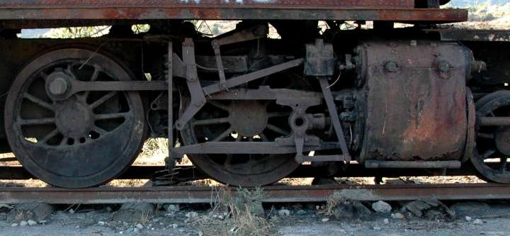 2-10-0 Compound Tank Engine set aside for preservation, Pocinho, Portugal
